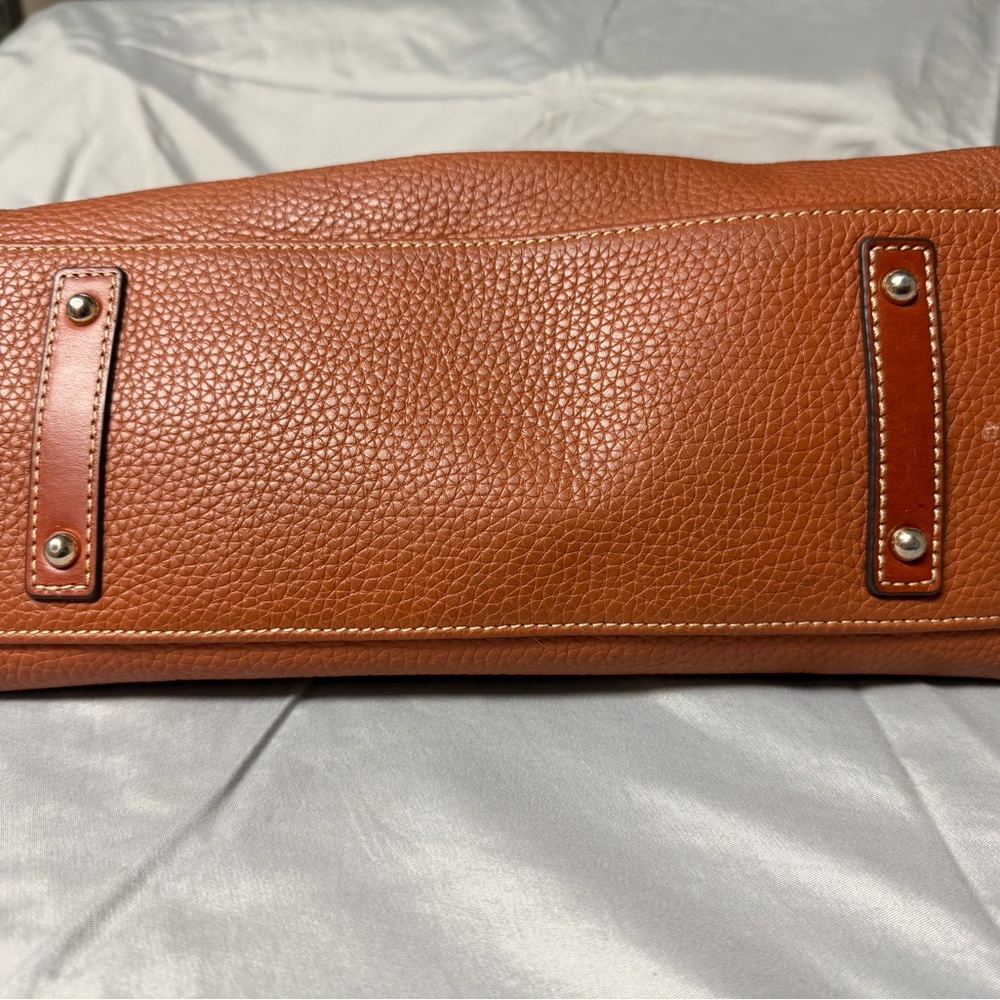 Dooney & Bourke medium brown Leather Tote with Brown Straps - Picture 6 of 10